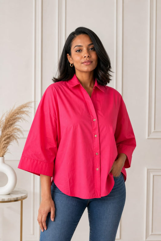 Oversized Shirt - Bebblegum