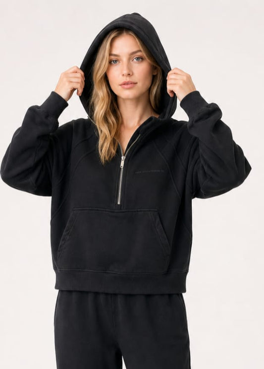 The International Quarter-Zip Hoodie