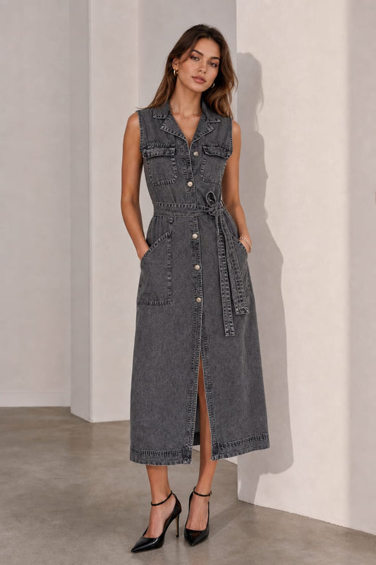Denim Dress - Classic with an Edge