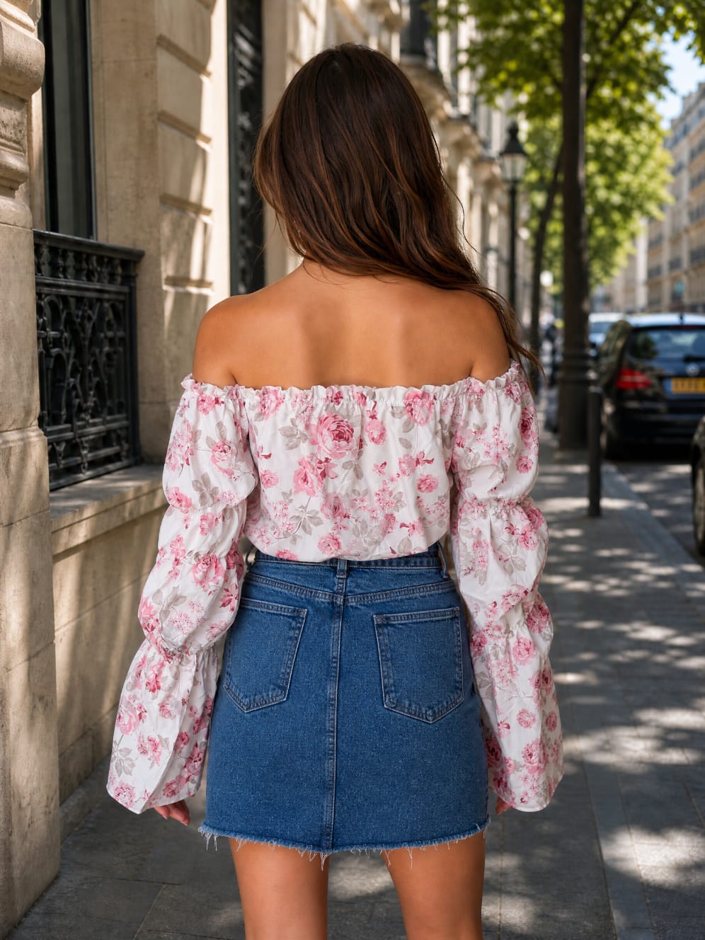 Rosa Off Shoulder Floral Blouse
